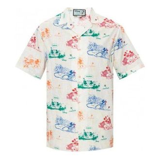 Gucci x Disney Mickey and Minnie Camp Collar Shirt White 596906-ZADGQ-9701