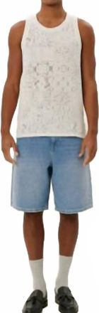 Les Deux Huxi Lace Tank Top In Ivory