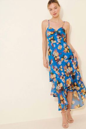 Hutch Kennedi Maxi Dress In Blue