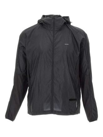 SATISFY Pertex Diamond Fuse Windbreaker logo-print jacket - men - Polyester - S - Black