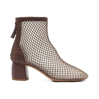 Forte_Forte Heeled Boots, female, Brown, Size: 10 US Block Heel Boots