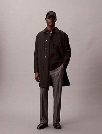 Calvin Klein 90s Straight Viscose Blend Trousers