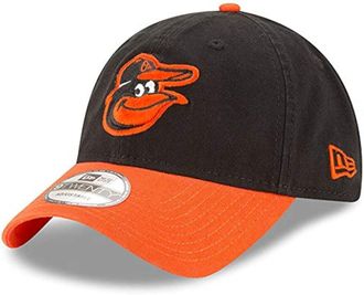 New Era MLB Core Classic 9TWENTY 2-Tone Adjustable Hat Cap One Size Fits All (US, Alpha, One Size, Baltimore Orioles), Baltimore Orioles, One size