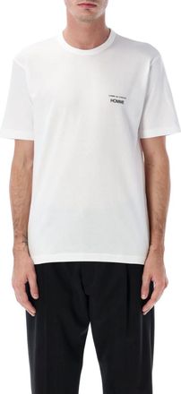 Comme Des Gar&ccedil;ons White Crew Neck T-Shirt