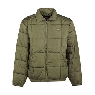 Dickies Jassen, Heren, Groen, L, Groene Puffer Donsjas voor Heren