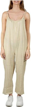 Hurley New Heights Jumpsuit - Dames - Jumpsuits - Beige - S - Katoen - Jumpsuits & Playsuits