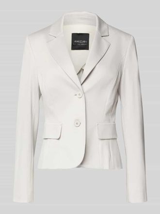 Marc Cain Slim Fit Blazer mit Pattentaschen in Stein, Gr&ouml;&szlig;e 34