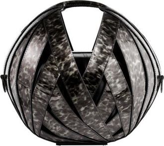 Perrin Paris LE PANIER HANDBAG in Ecaille Black at Nordstrom
