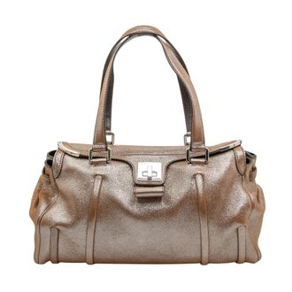 Celine Pre-owned Handbags, female, Brown, Size: ONE SIZE Pre-owned Classic Satchel Bag