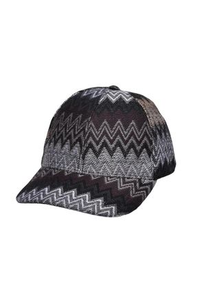 Missoni Wool/Acrylic Hat Black Mens