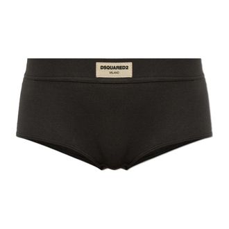 Dsquared2 Logo Boxers - Dames - Onderbroek - Bruin - L - Ondergoed