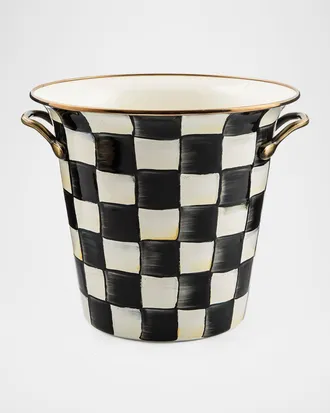 MacKenzie-Childs Courtly Check Enamel Wine Cooler