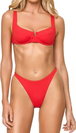 L*Space Mako Bikini Top In Flame