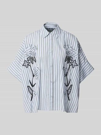 Essentiel Oversized Kurzarmbluse aus reiner Baumwolle Modell JONKOE in Hellblau, Gr&ouml;&szlig;e XS