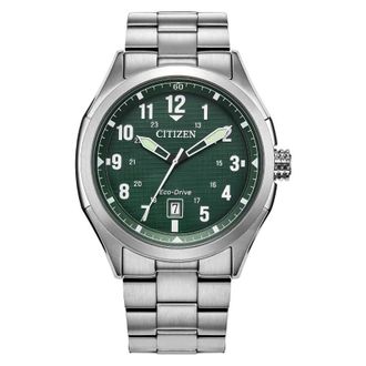 Citizen Terra Force Green Dial Mens Watch AW1890-51X
