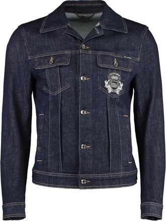 Dolce & Gabbana Coats - Heren - Spijkerjassen - Blauw - 2XL - Jassen