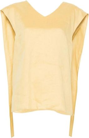 Max Mara Blouse - Dames - Blouses - Geel - M - Overhemden