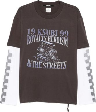 Ksubi T-shirt con stampa - Grigio