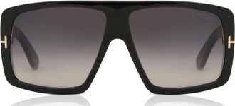 Tom Ford FT1036 RAVEN 01B Mens Sunglasses Black Size 60