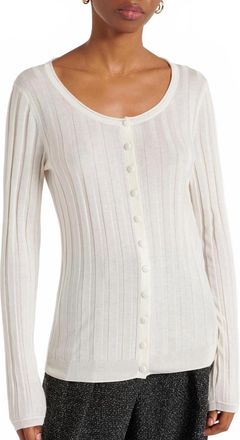 Proenza Schouler Hattie Cardigan In Ivory