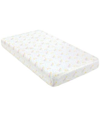 Lush D&eacute;cor Lush Decor Sunshine Rainbow Shooting Stars Soft & Plush Fitted Crib Sheet