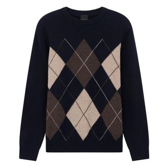 Bugatti Pullover Girocollo - - Knitwear - Uomo - Blu - XL
