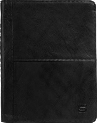 Spikes & Sparrow Dokumententasche SPIKES & SPARROW NOTEBOOK COVER, Herren, Gr. B/H/T: 25cm x 33cm x 2cm onesize, schwarz, Leder, vintage, Taschen Dokumententasche, ech