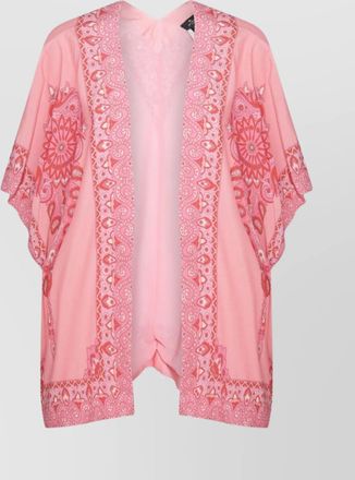 Etro printed viscose cape