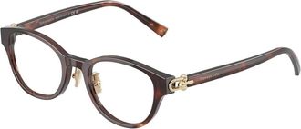 Tiffany & Co. Mode Bril in Blauw - Dames - Brillen - Bruin - 48 MM - Accessoires