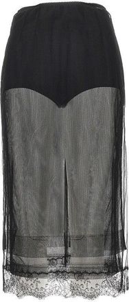 Dolce & Gabbana Tulle midi skirt Woman 40