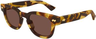 Bottega Veneta Forte Panthos Zonnebril - unisex - Zonnebrillen - Bruin - 48 MM - Accessoires