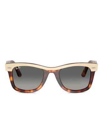 Ray-Ban Wayfarer Street Neat sunglasses - unisex - Acetate - 50 - Brown