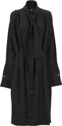 Carven Chemisier lungo con nodo - Nero