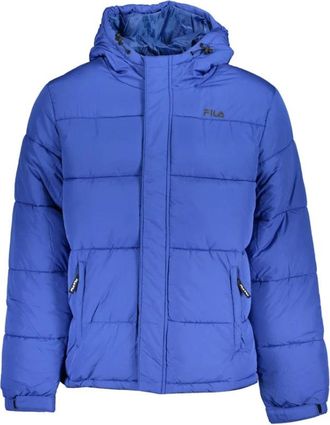 Fila Polyester Jas - Heren - Winterjassen - Blauw - S - Polyester - Jassen