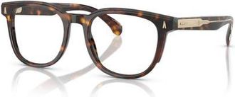 Moncler 52mm Square optical glasses in Tortoise at Nordstrom