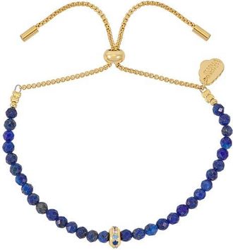 Estella Bartlett Amelia Lapis Lazuli Slide Bracelet in Gold at Nordstrom