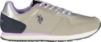 U.S.Polo Association Polyester Sneaker - Dames - Sneakers - Beige - 35 EU - Polyester - Schoenen