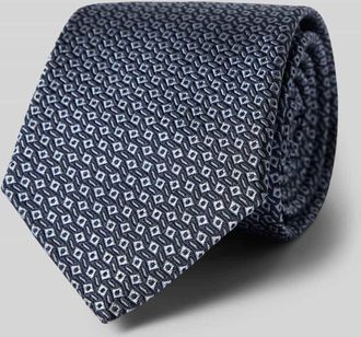 Blick. Seidenkrawatte mit Strukturmuster (7,5 cm) in Bordeaux, Gr&ouml;&szlig;e 1