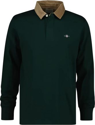 GANT Rugger poloshirt met kraag - Groen