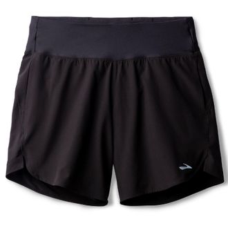 Brooks Womens Chaser 7 Shorts 2.0 Black XXL
