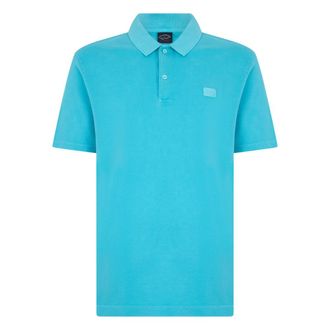 Paul & Shark Paul & Shark, Polo Shirts, male, Blue, Size: 6XL Short-sleeve Polo
