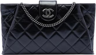 Chanel Borsa a tracolla Chanel Pre-owned in pelle di agnello trapuntata - - Pre-owned - Donna - Nero - ONE SIZE