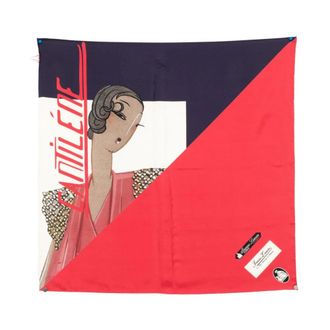 Lanvin Accessoires, Dames, Veelkleurig, ONE Size, Silk Square Scarf
