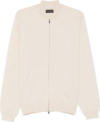 Dell'Oglio Vest met rits - Wit