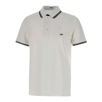 Fay Heren, Tops, Wit, Maat: 2XL Katoen