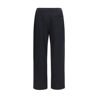 Moose Knuckles Straight Leg Cotton Joggers - Black