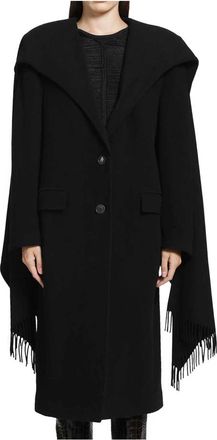 The Attico Jassen, Dames, Zwart, S, Parkas