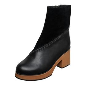Antelope Womens Illeana Leather Boots In Black