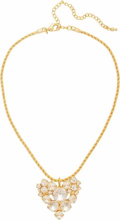 Sorrelli Womens Jolie Pendant Necklace In Bright Gold-Tone