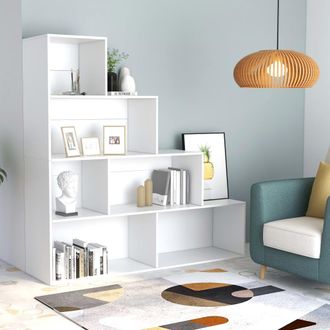 vidaXL Vidaxl - Estanter&iacute;a/divisor Madera Contrachapada Blanco 155x24x160 Cm
